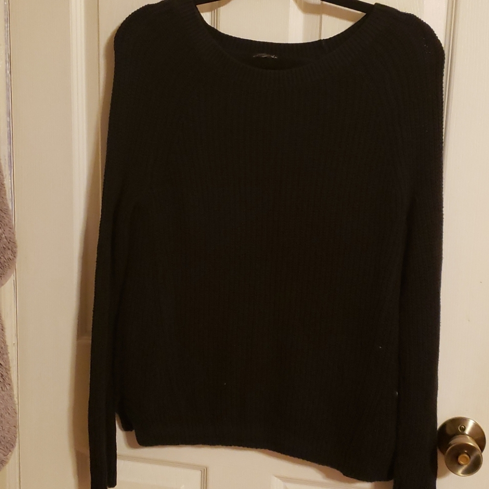 Express black knit sweater